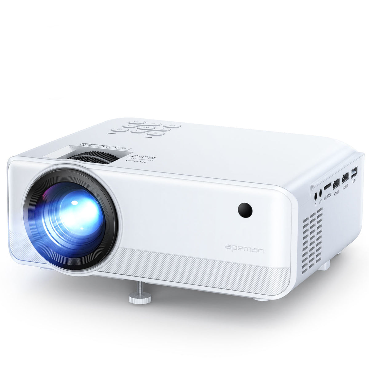 APEMAN 6000 Lumen 1080P Supported Mini Projector LC550