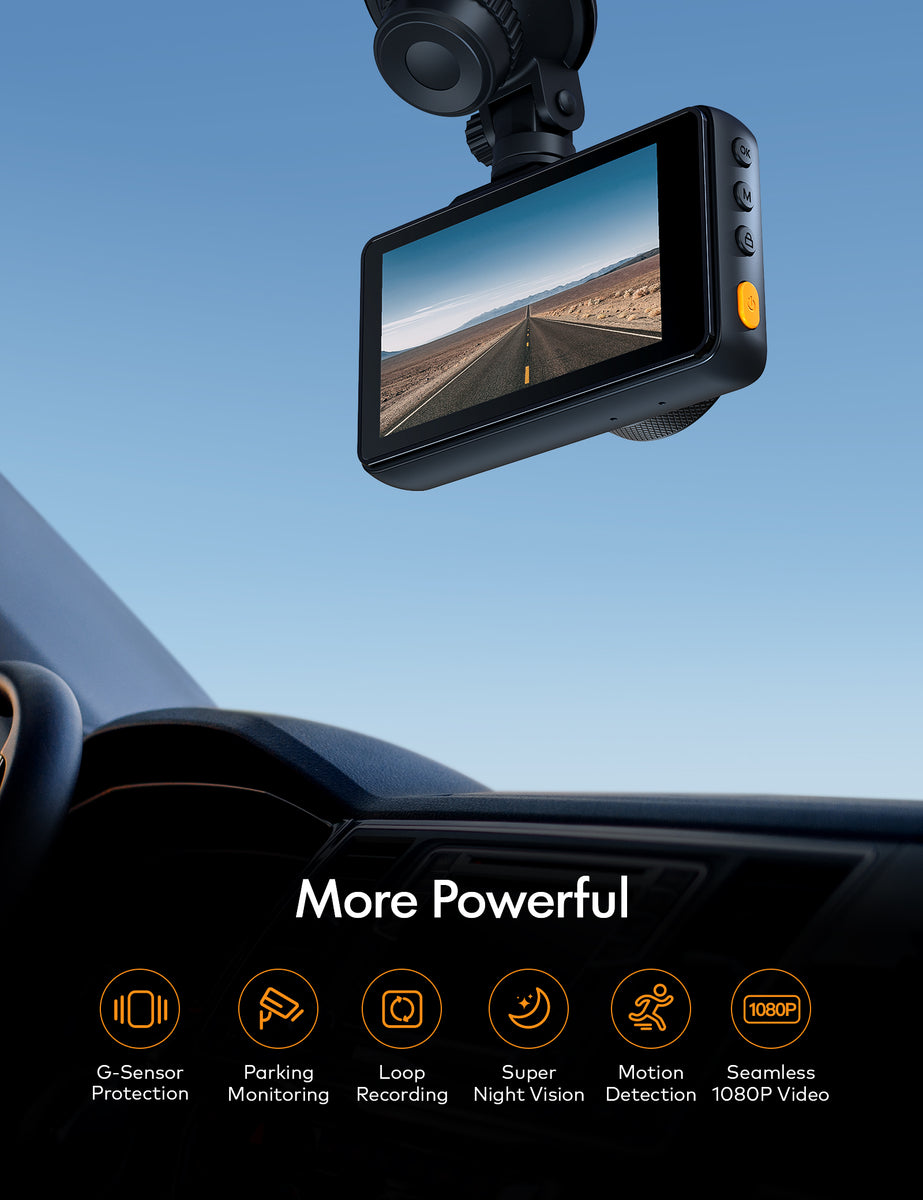APEMAN 1080P Dual Dash Cam IPS Screen Night Vision C550 – Apeman US