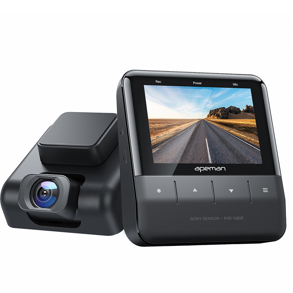 Apeman Dash Cam C660, Super Night Vision, 1080p, Motion Detection