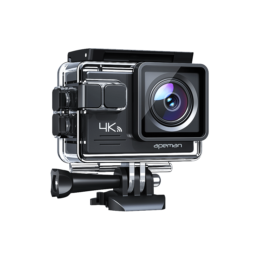 Caméra Sport Action - APEMAN - 4K WiFi 20MP - Caméra sous-Marine