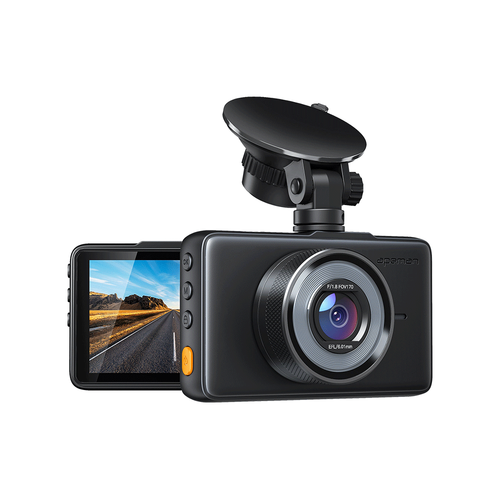 Apeman Dash Cam 1080P FHD Inch LCD Screen 170°Wide Angle C450A – Apeman US